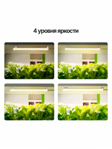 Фитолампа для растений с таймером накладная Огонек OG-LDP17